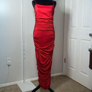 NEW!! Red long maxi dress BEAUTIFUL ON!